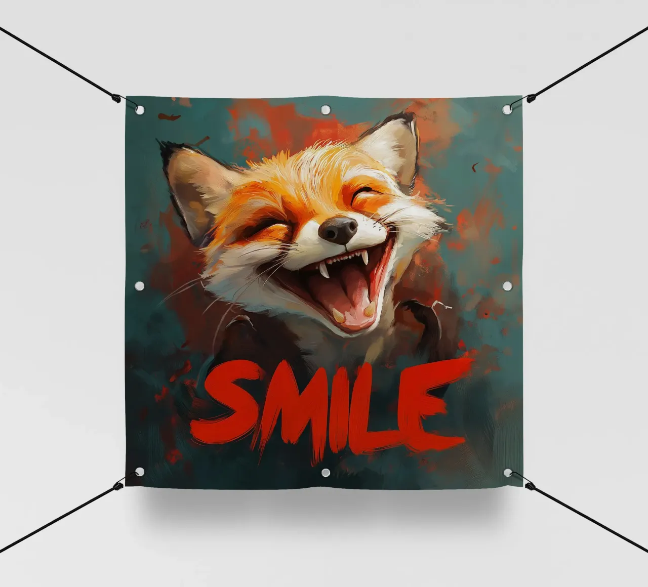 Fox Smile telo in pvc da Motivate-Today