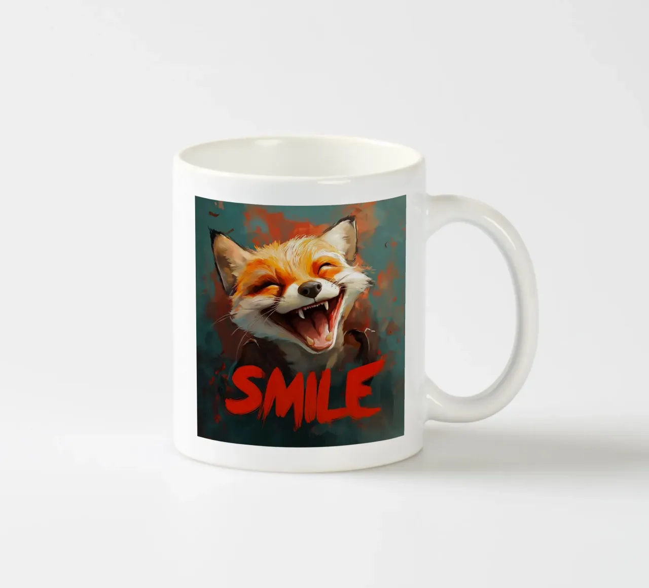 Fox Smile tazza in ceramica da Motivate-Today