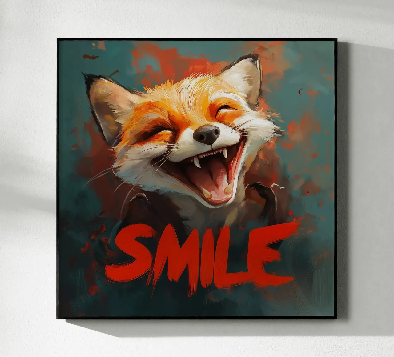 Fox Smile plexiglass da Motivate-Today