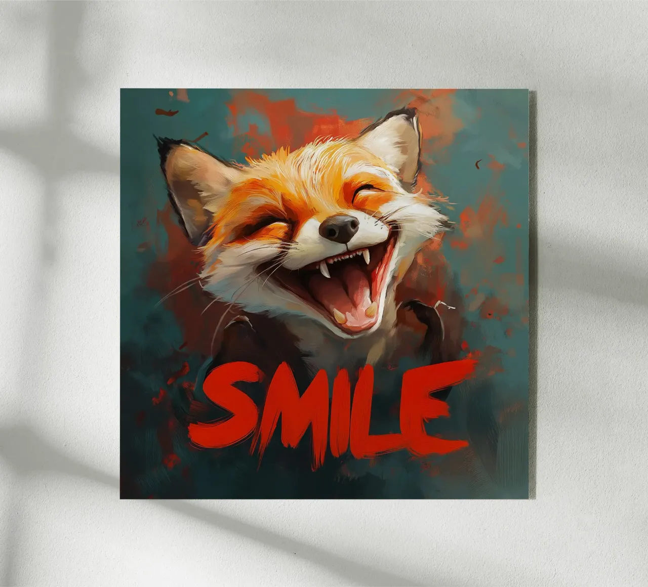 Fox Smile plexiglass da Motivate-Today