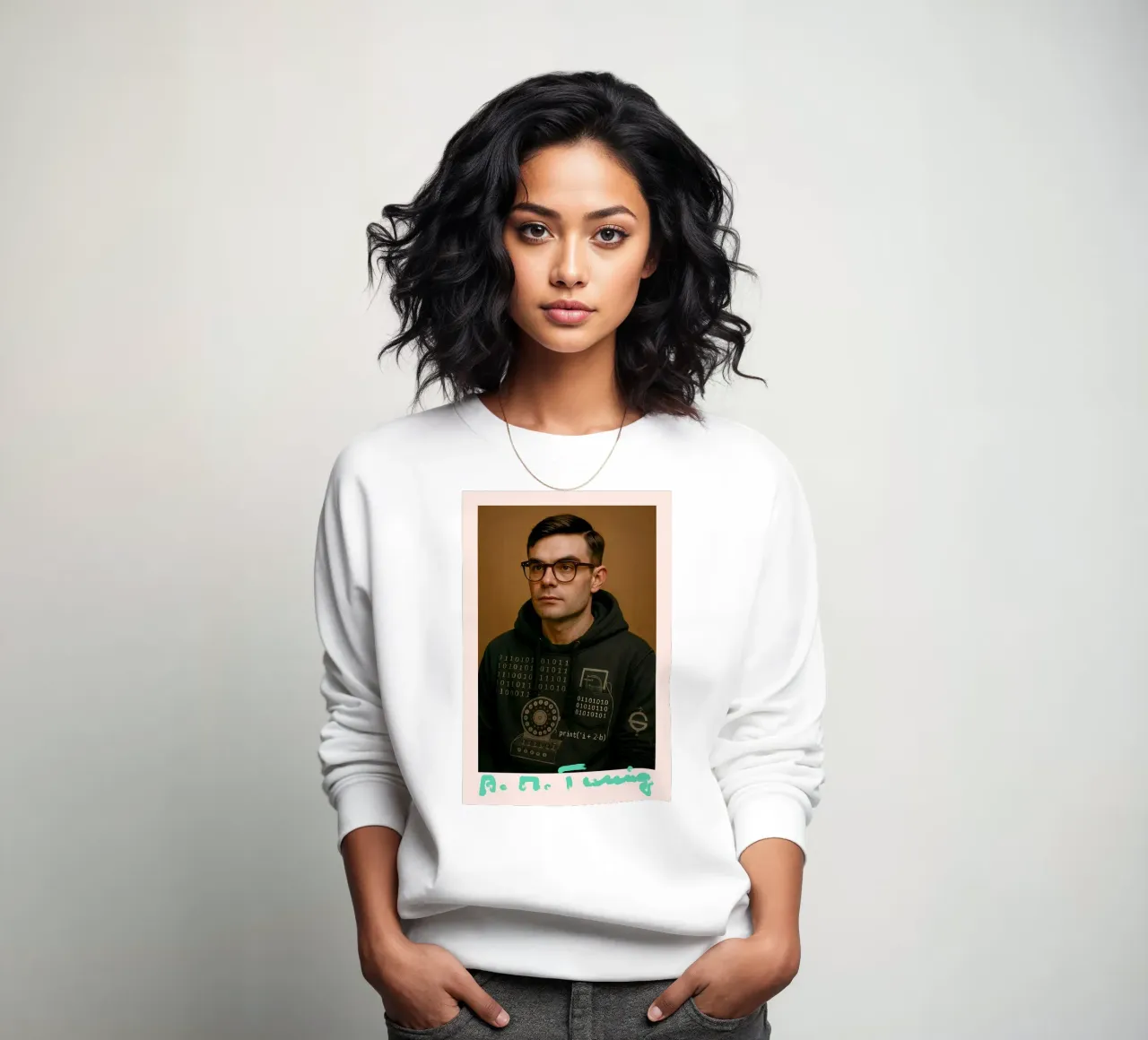 Nerd Icon – Alan Turing sweatshirt by CNTRL