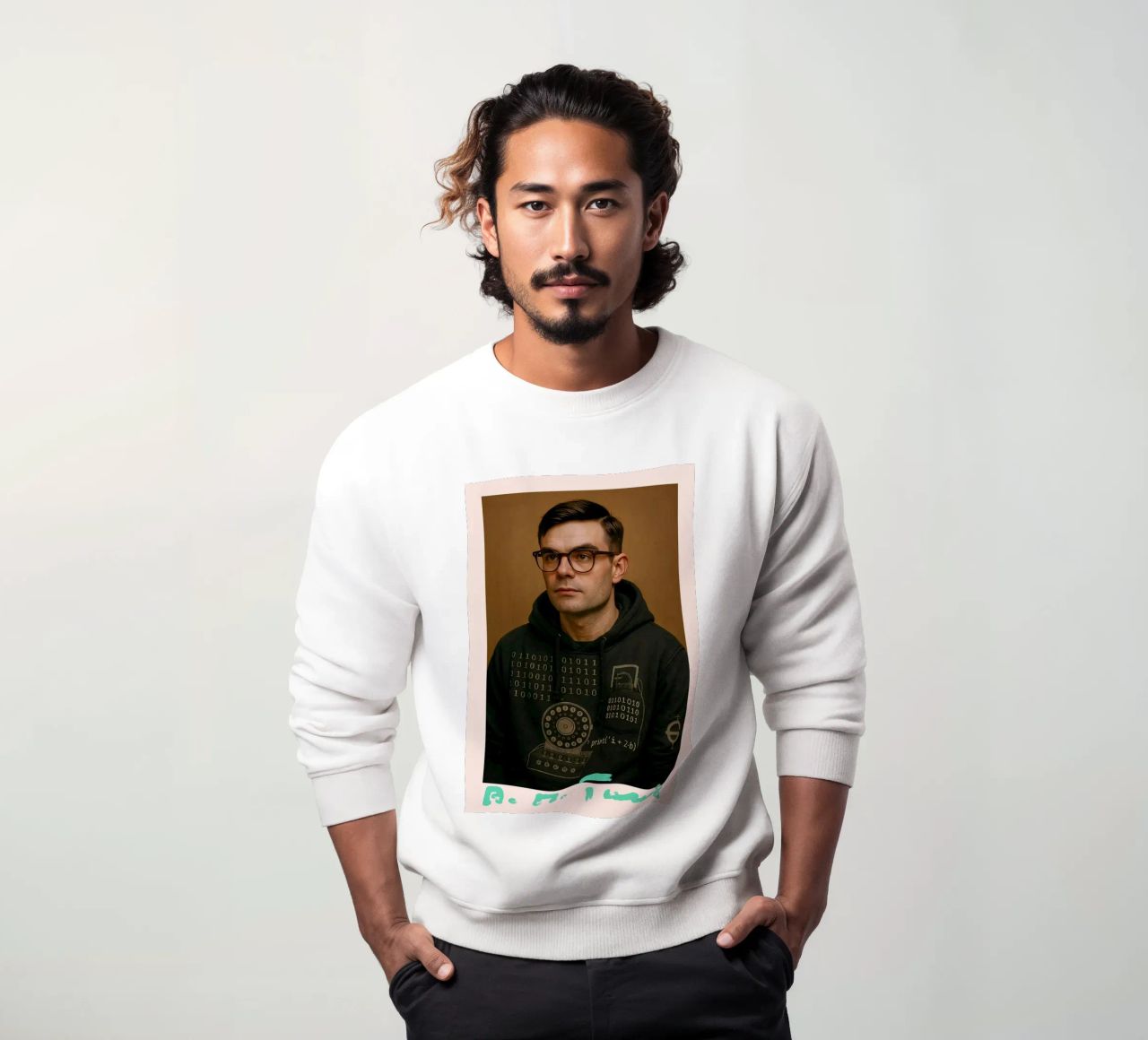 Nerd Icon – Alan Turing sudadera de CNTRL