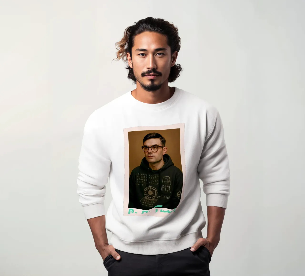 Nerd Icon – Alan Turing sudadera de CNTRL