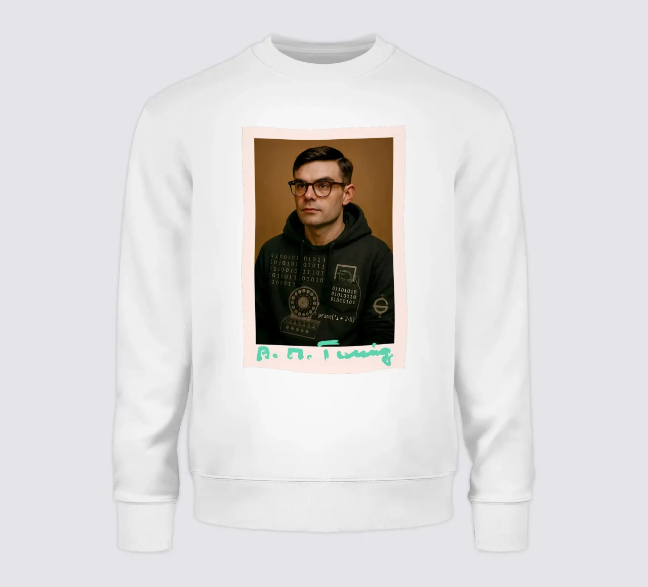 Nerd Icon – Alan Turing felpa da CNTRL