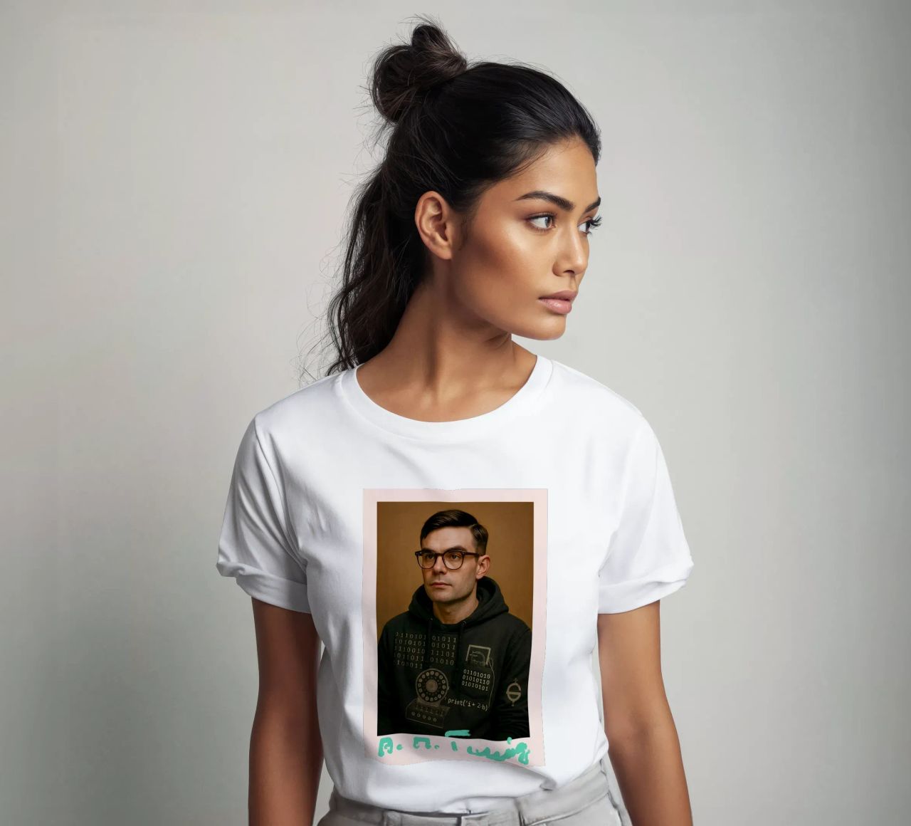 Nerd Icon – Alan Turing camiseta de CNTRL