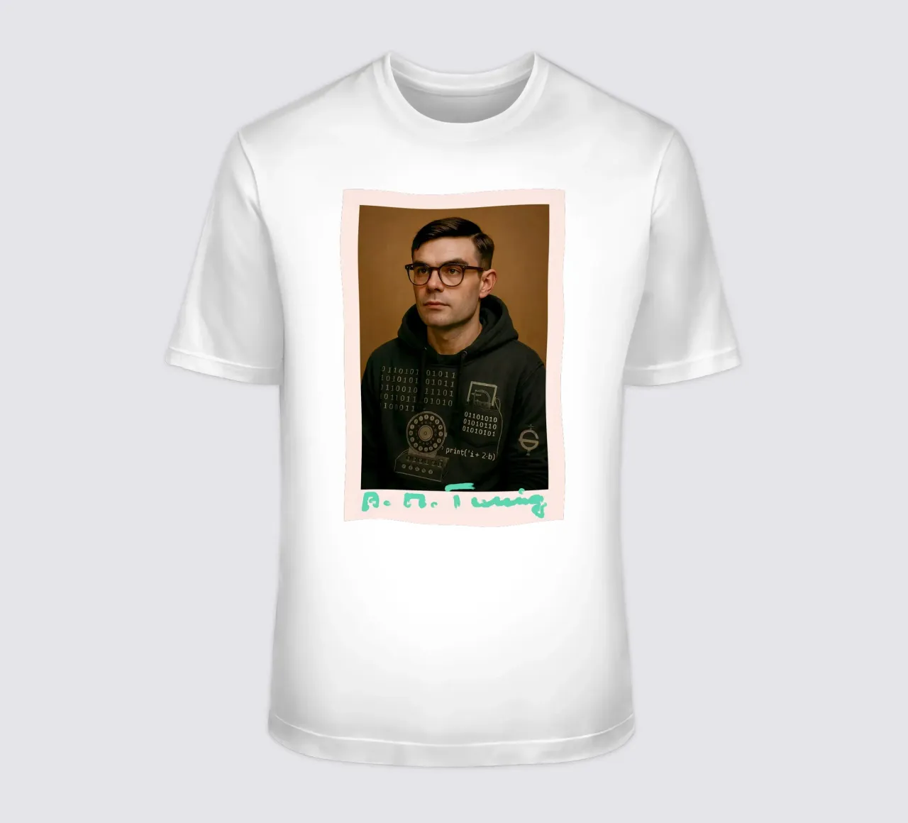 Nerd Icon – Alan Turing camiseta de CNTRL