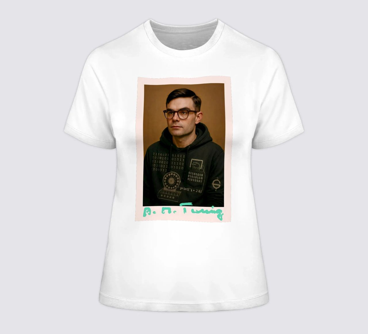 Nerd Icon – Alan Turing camiseta de mujer de CNTRL