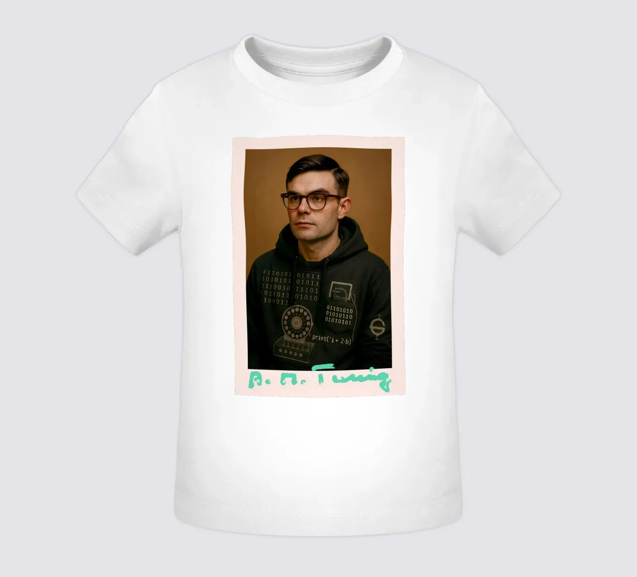 Nerd Icon – Alan Turing t-shirt pour bébé de CNTRL