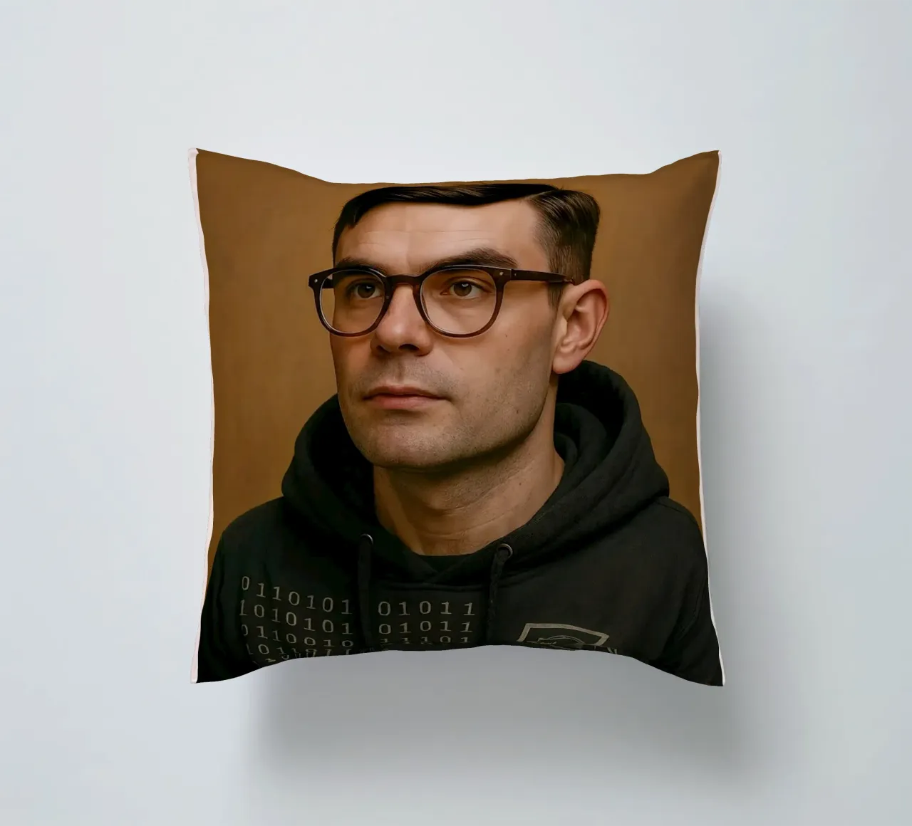 Nerd Icon – Alan Turing decorative cushion by CNTRL