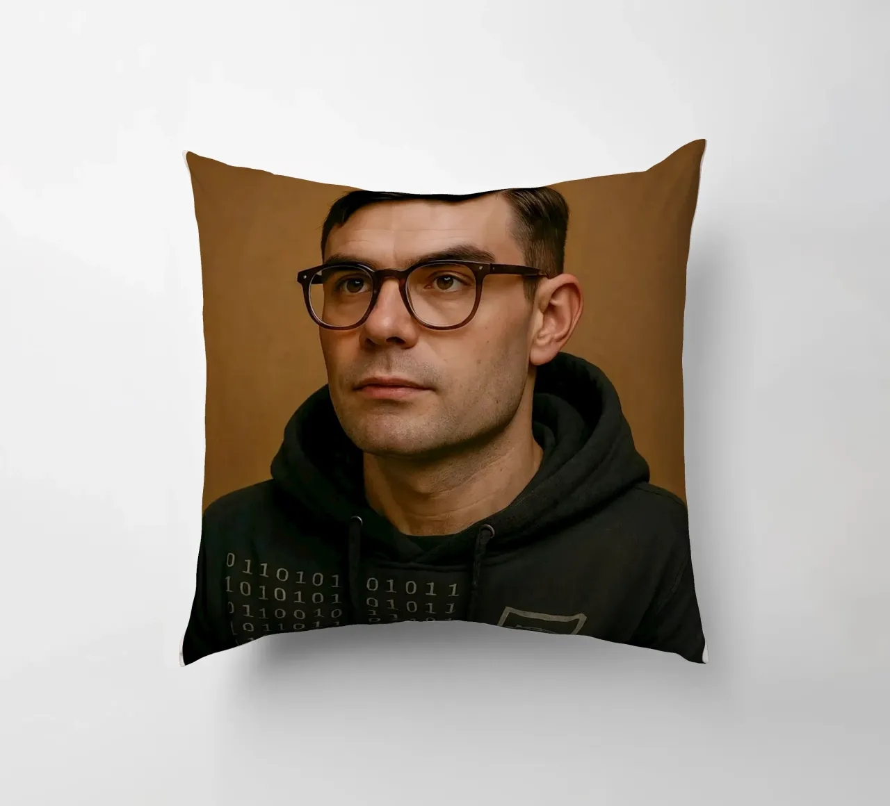 Nerd Icon – Alan Turing decorative cushion by CNTRL
