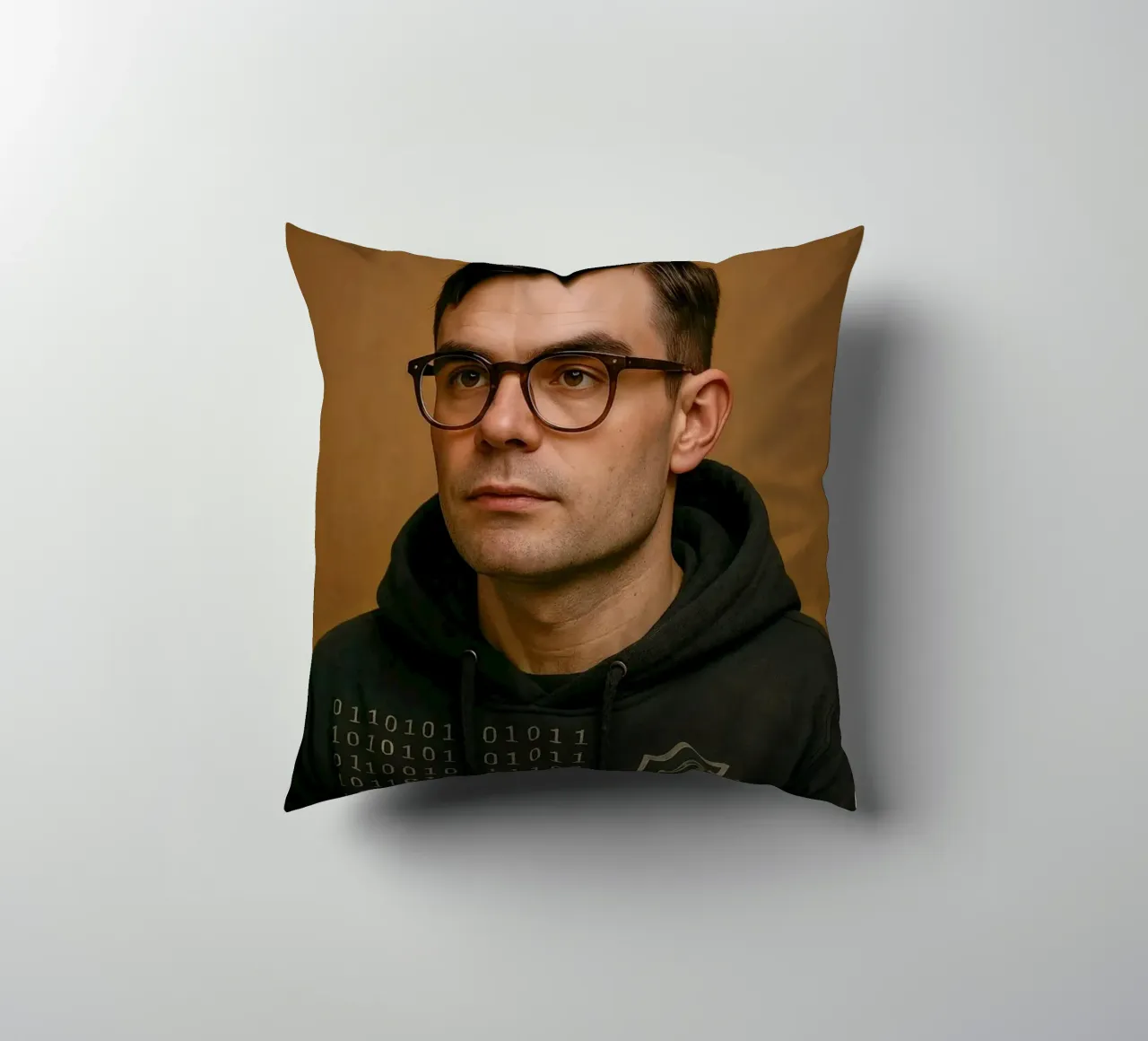 Nerd Icon – Alan Turing decorative cushion by CNTRL