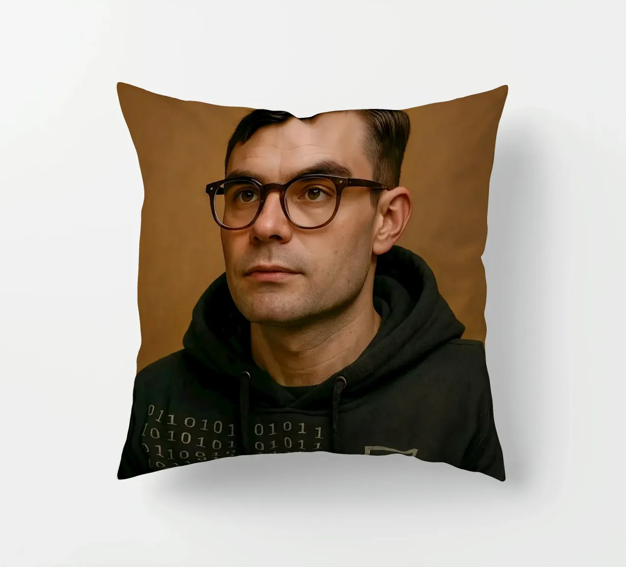 Nerd Icon – Alan Turing decorative cushion by CNTRL