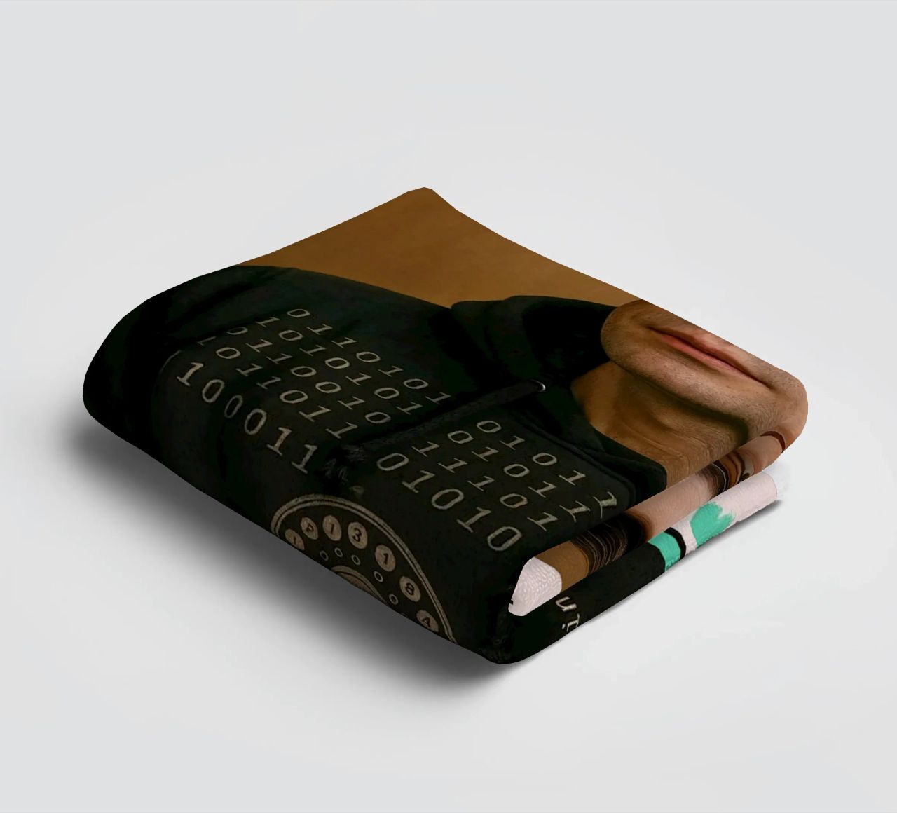 Nerd Icon – Alan Turing toalla de baño de CNTRL
