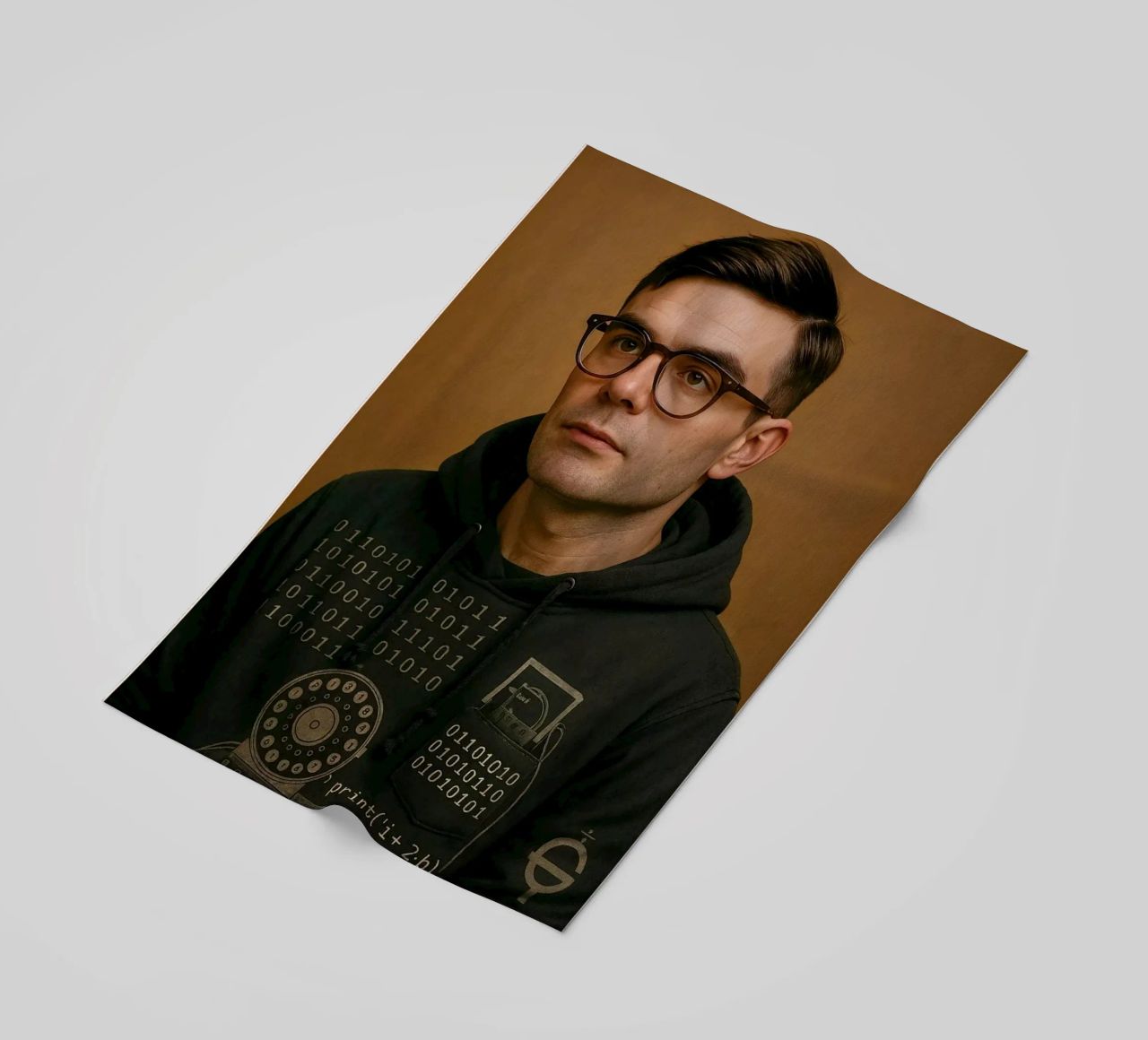 Nerd Icon – Alan Turing toalla de playa de CNTRL