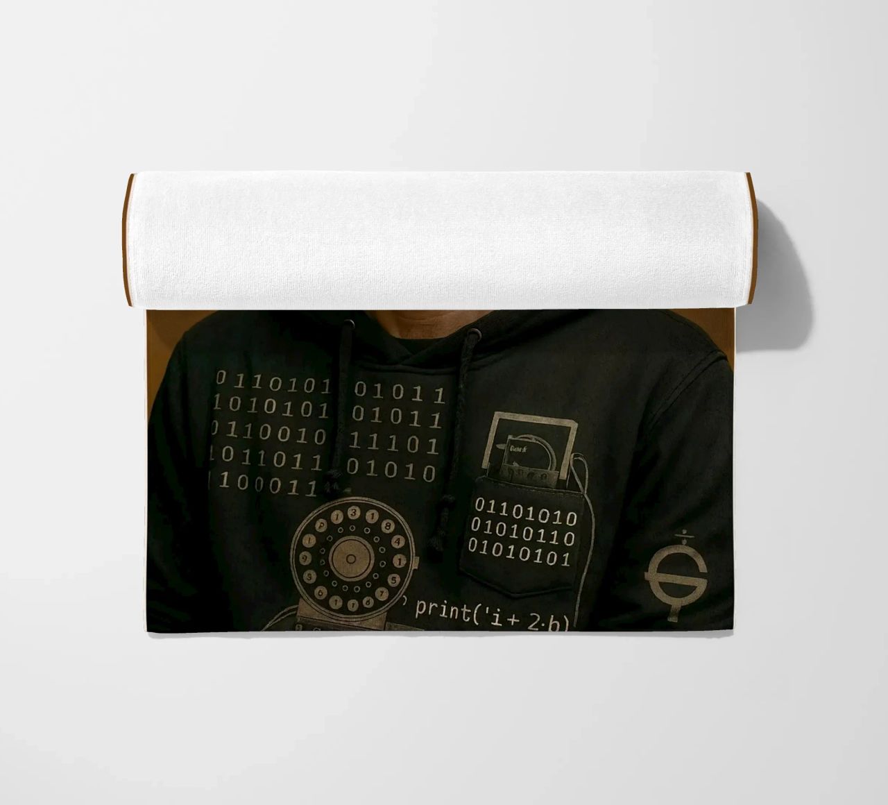 Nerd Icon – Alan Turing toalla de playa de CNTRL