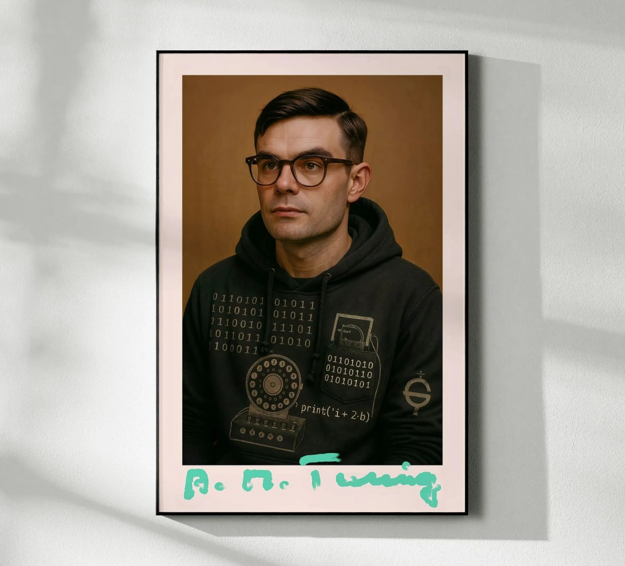 Nerd Icon – Alan Turing metacrilato de CNTRL