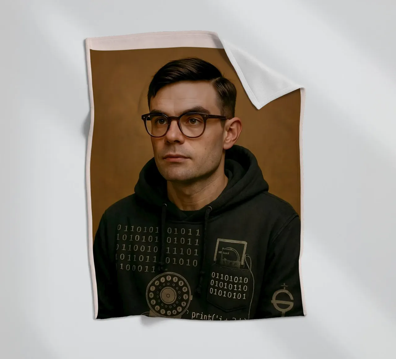 Nerd Icon – Alan Turing coperta in pile da CNTRL