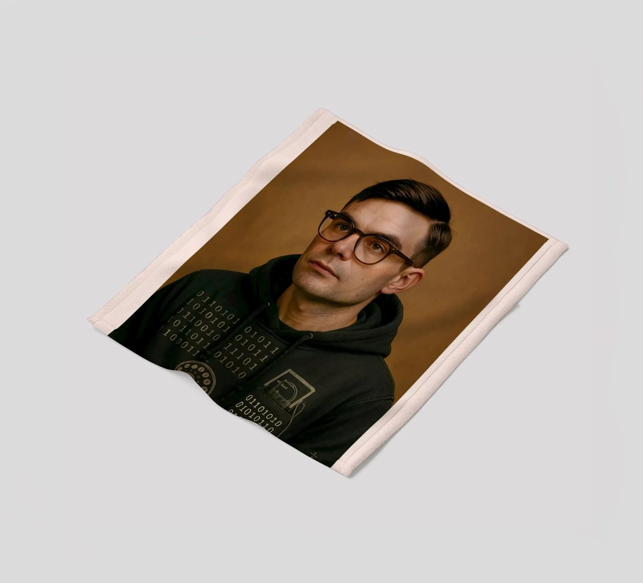 Nerd Icon – Alan Turing manta de franela de CNTRL