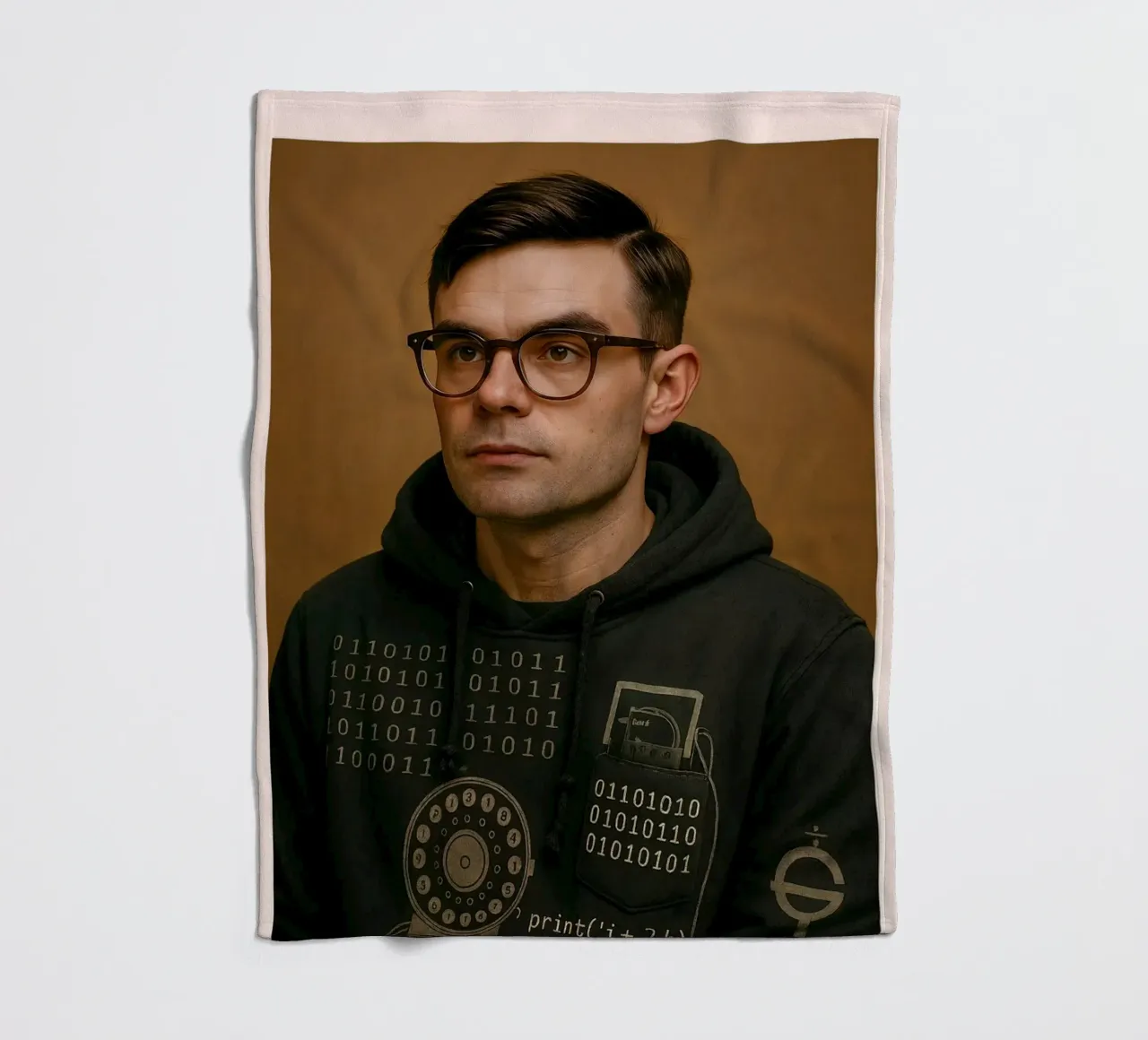 Nerd Icon – Alan Turing coperta in pile da CNTRL