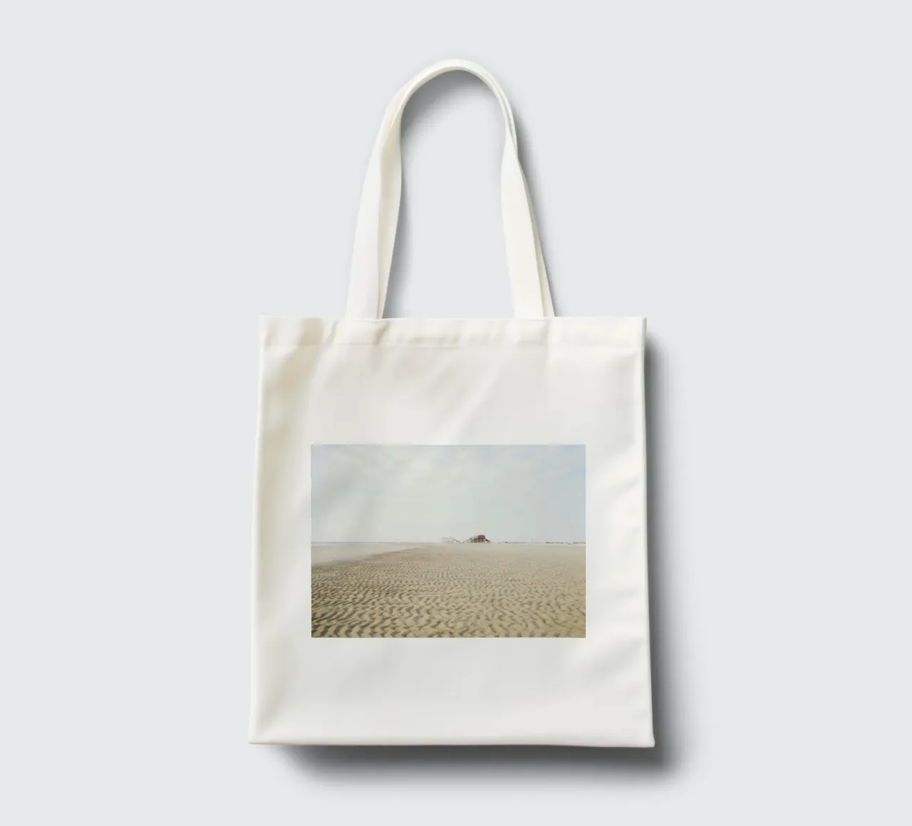 St. Peter Ording #02: Beach Escape & Sand Ripples jute draagtas van zenitt