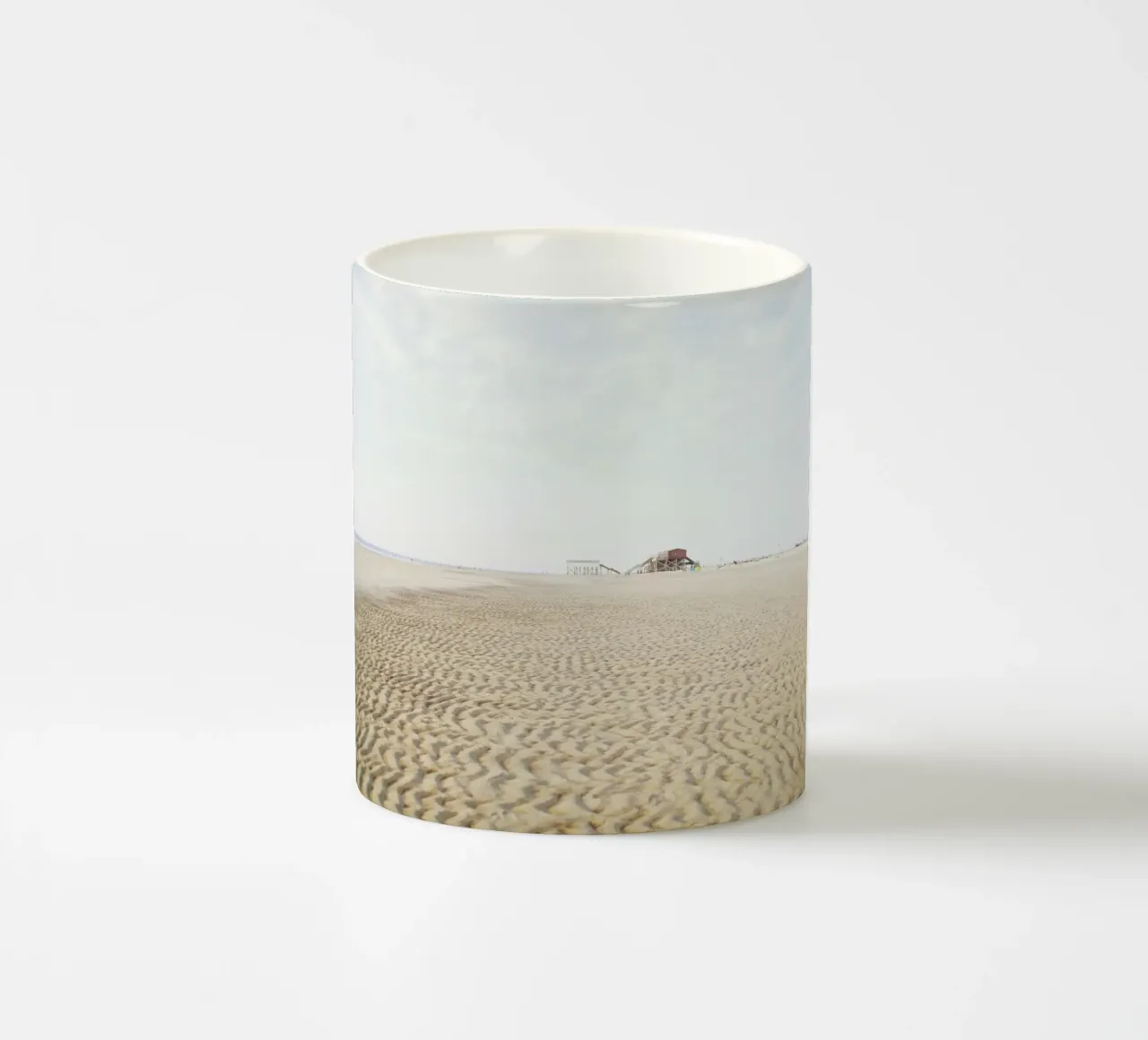 St. Peter Ording #02: Beach Escape & Sand Ripples tazza in ceramica da zenitt