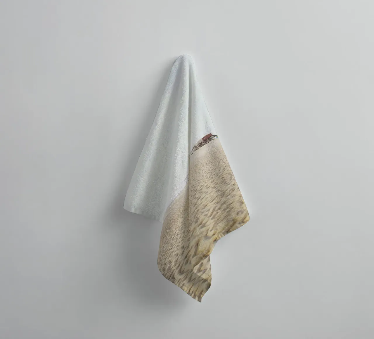 St. Peter Ording #02: Beach Escape & Sand Ripples towel by zenitt