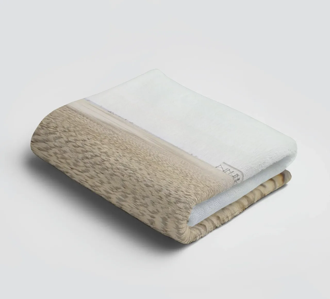 St. Peter Ording #02: Beach Escape & Sand Ripples towel by zenitt