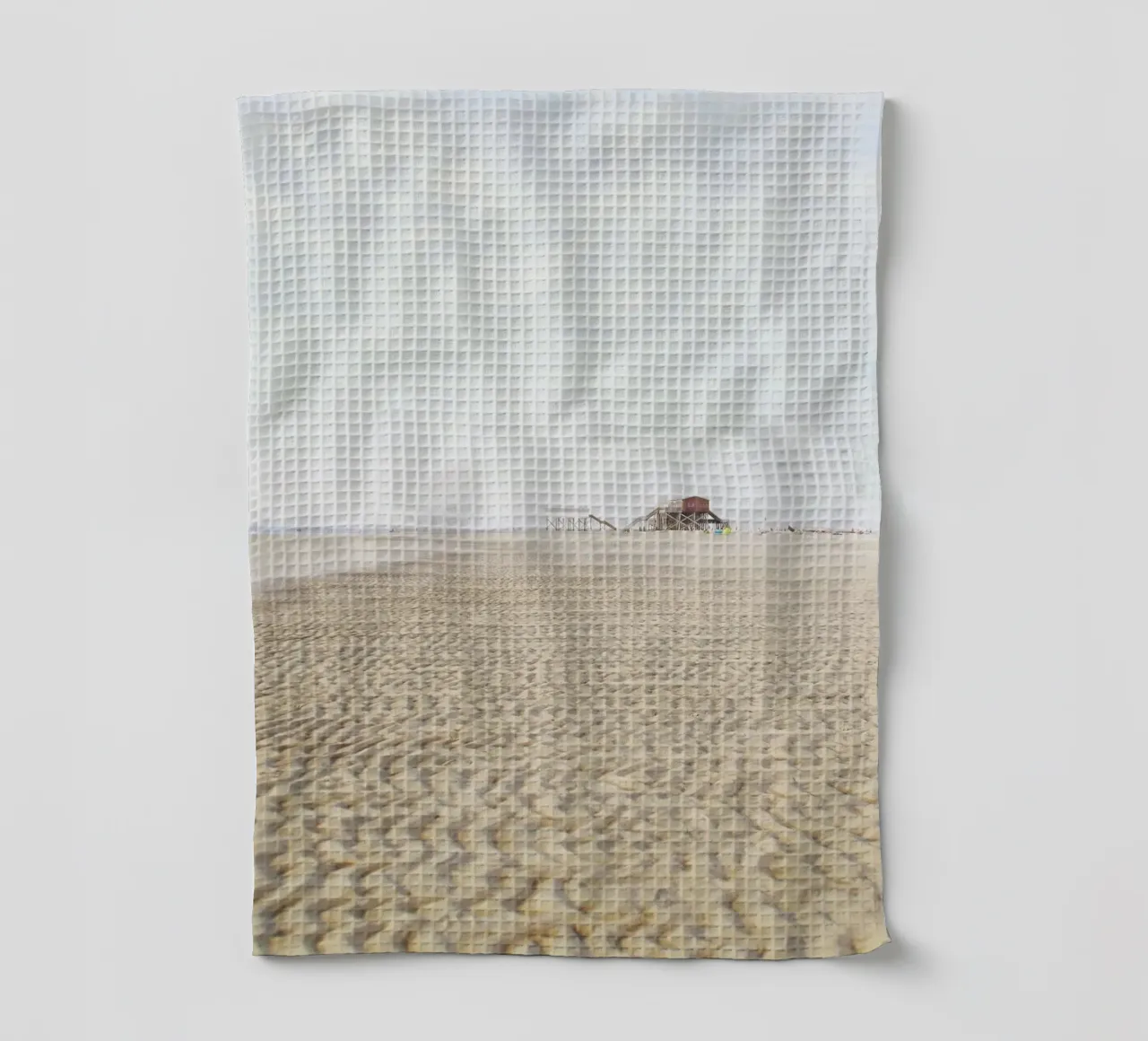 St. Peter Ording #02: Beach Escape & Sand Ripples torchon de zenitt
