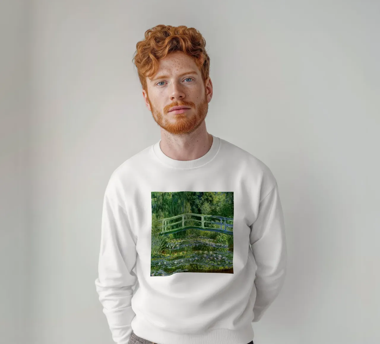 piccolo ponte nella foresta claude monet felpa da belong shop