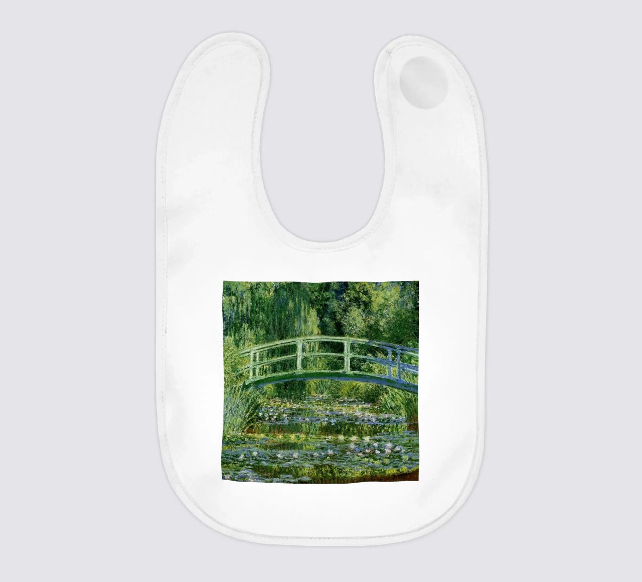 piccolo ponte nella foresta claude monet bavaglino da belong shop