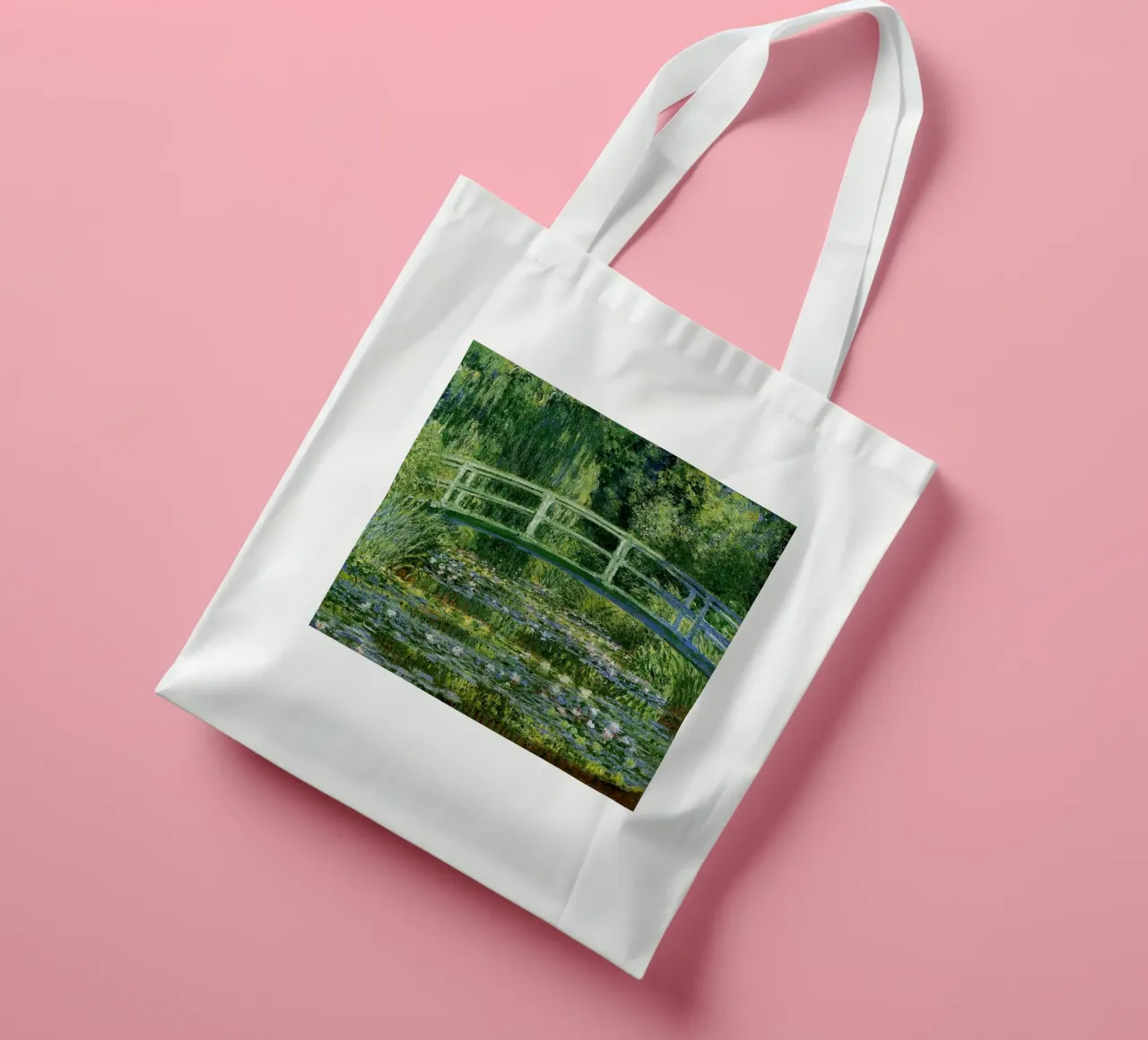 small bridge in the forest claude monet tote bag by belong shop