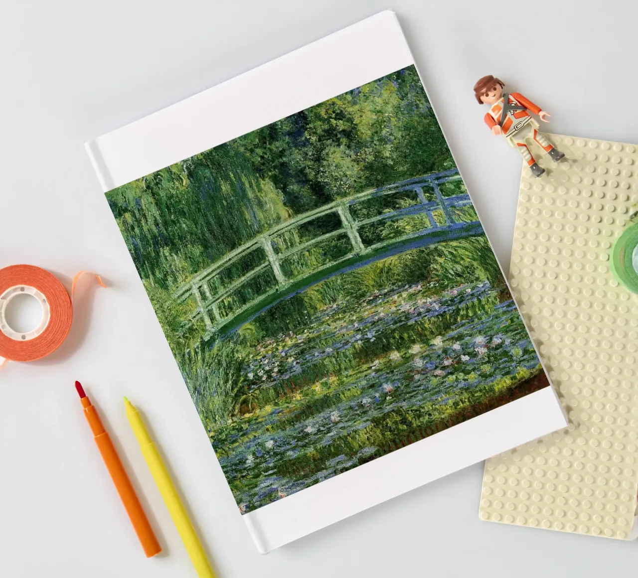 small bridge in the forest claude monet notebook by belong shop