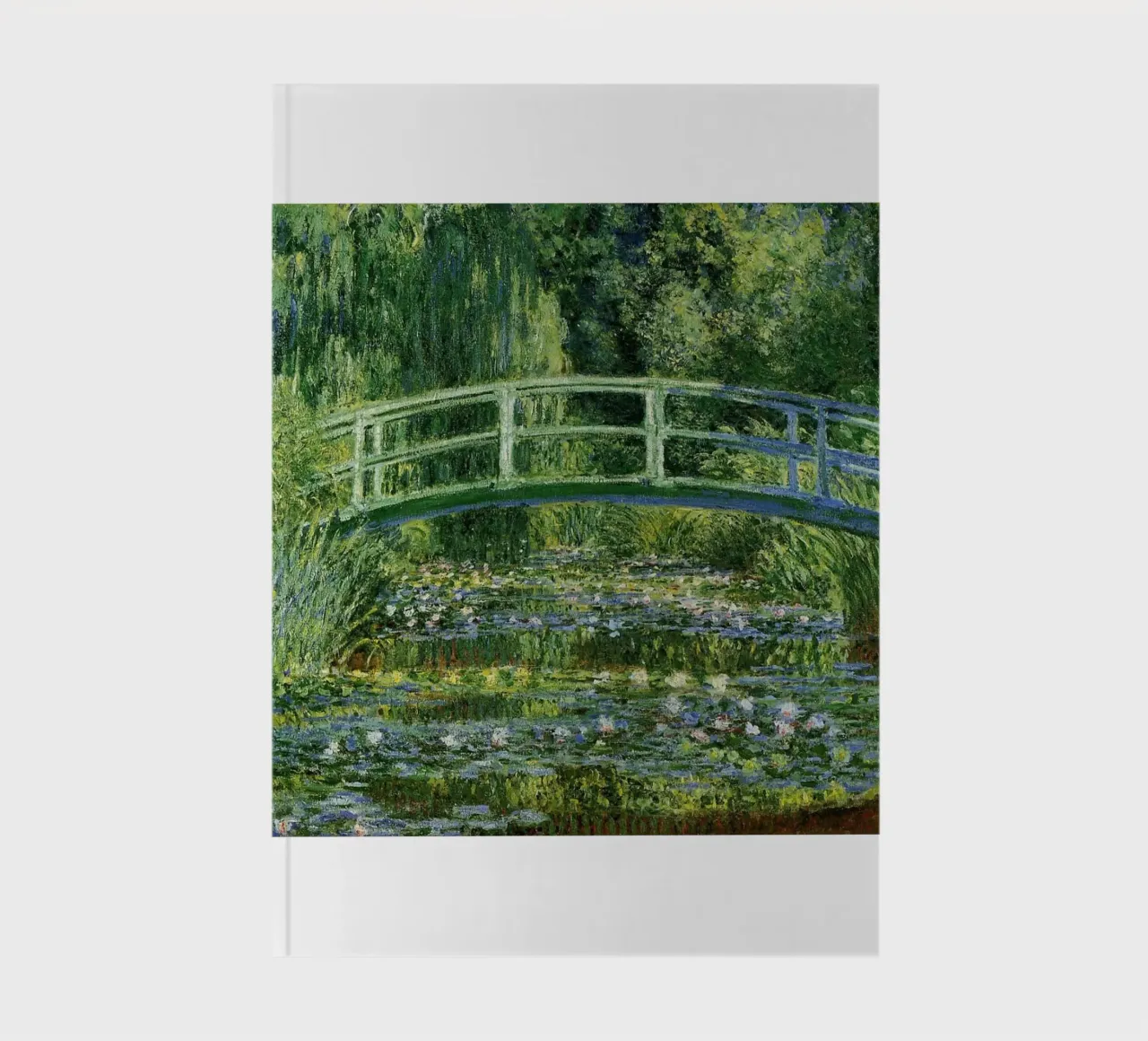 small bridge in the forest claude monet notebook by belong shop