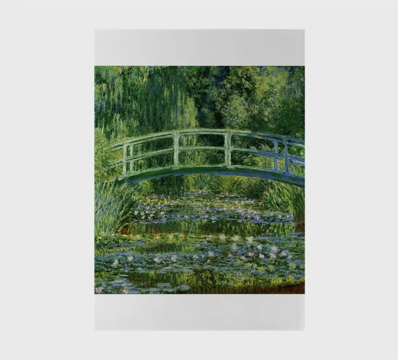 small bridge in the forest claude monet notebook by belong shop
