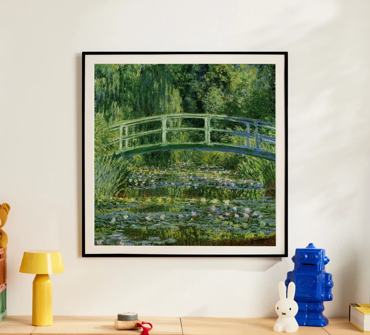 small bridge in the forest claude monet hahnemühle by belong shop