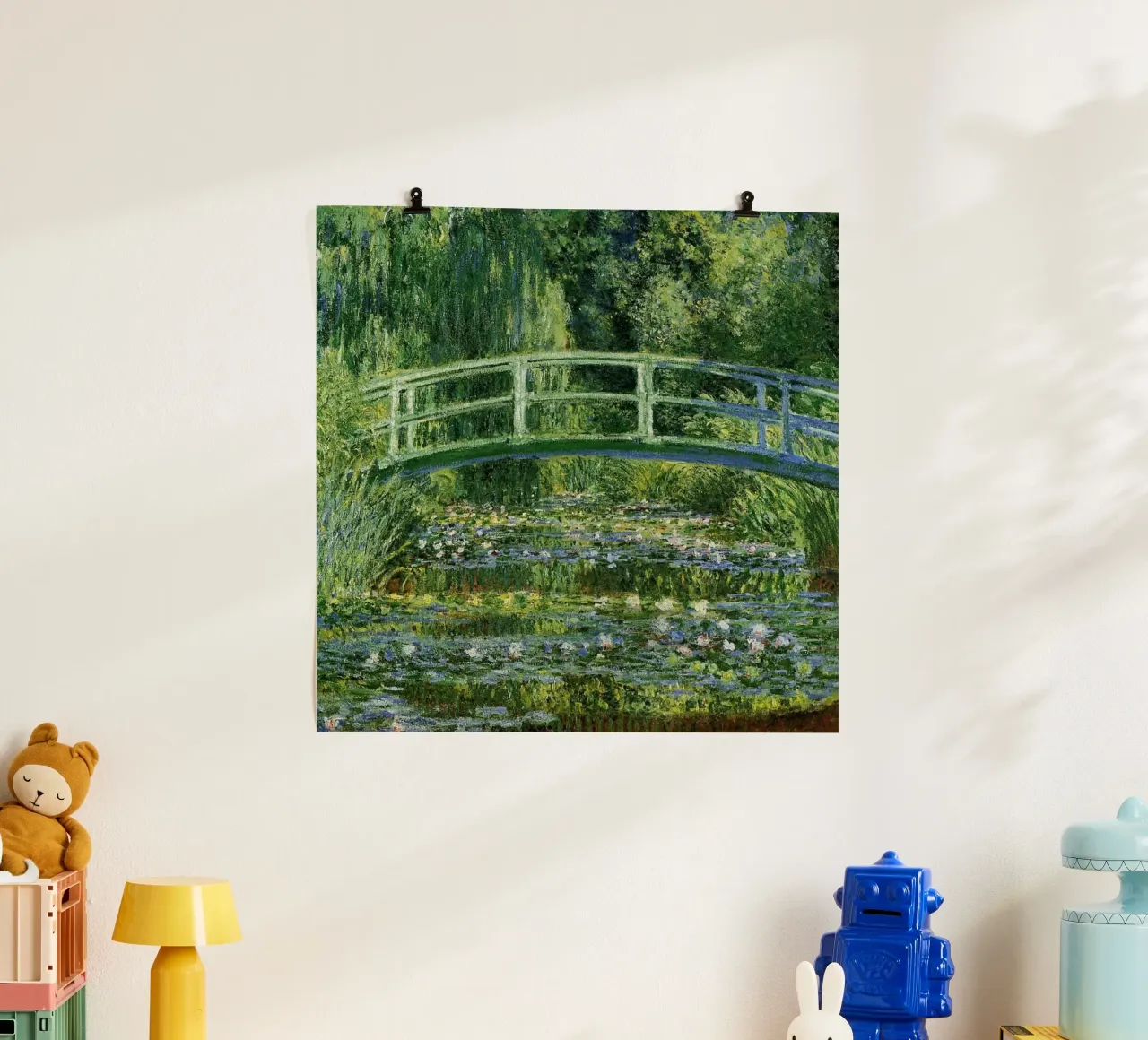 small bridge in the forest claude monet hahnemühle by belong shop