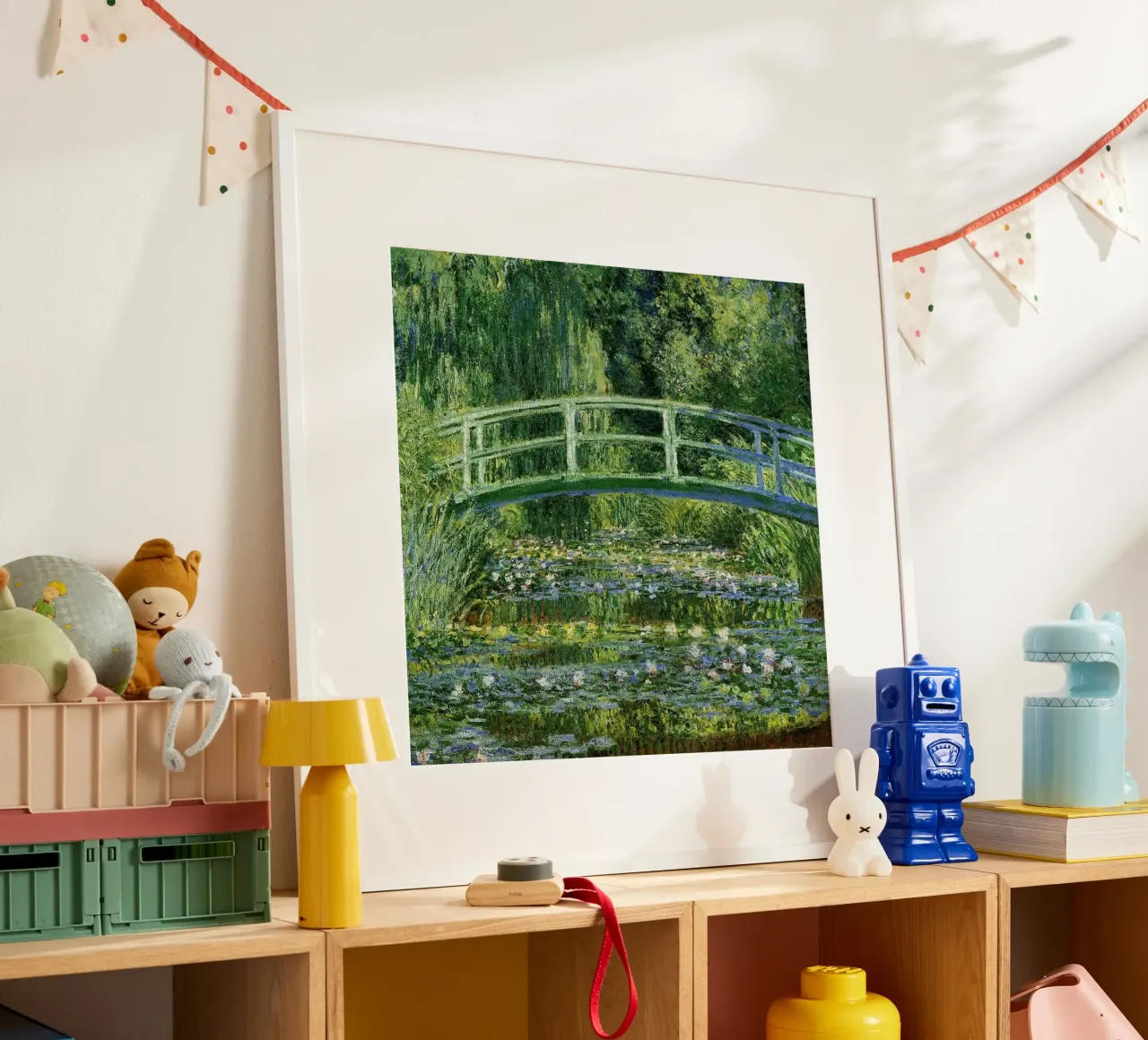 small bridge in the forest claude monet hahnemühle by belong shop