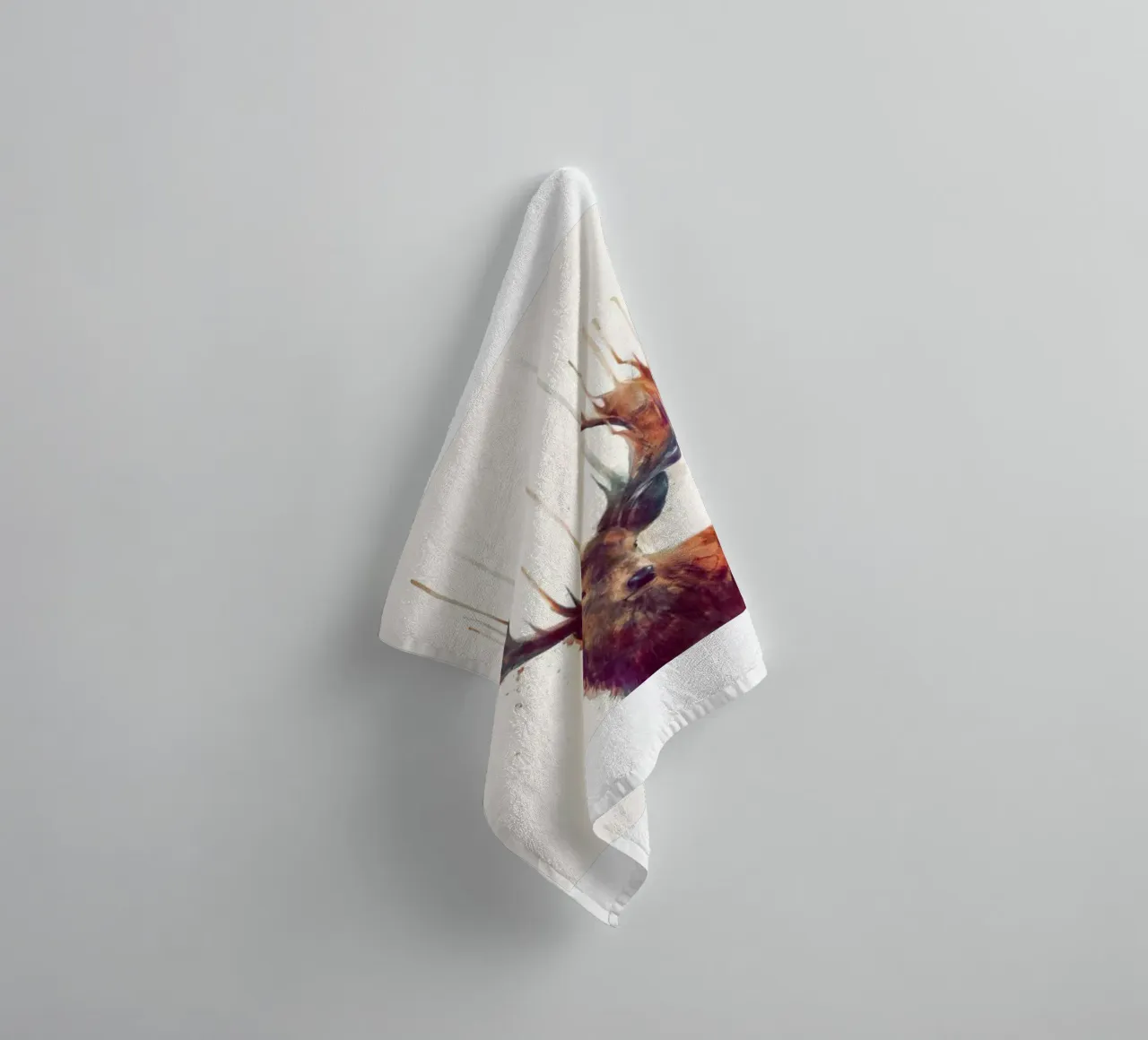 decorazione murale del cervo asciugamano da bagno da komo store