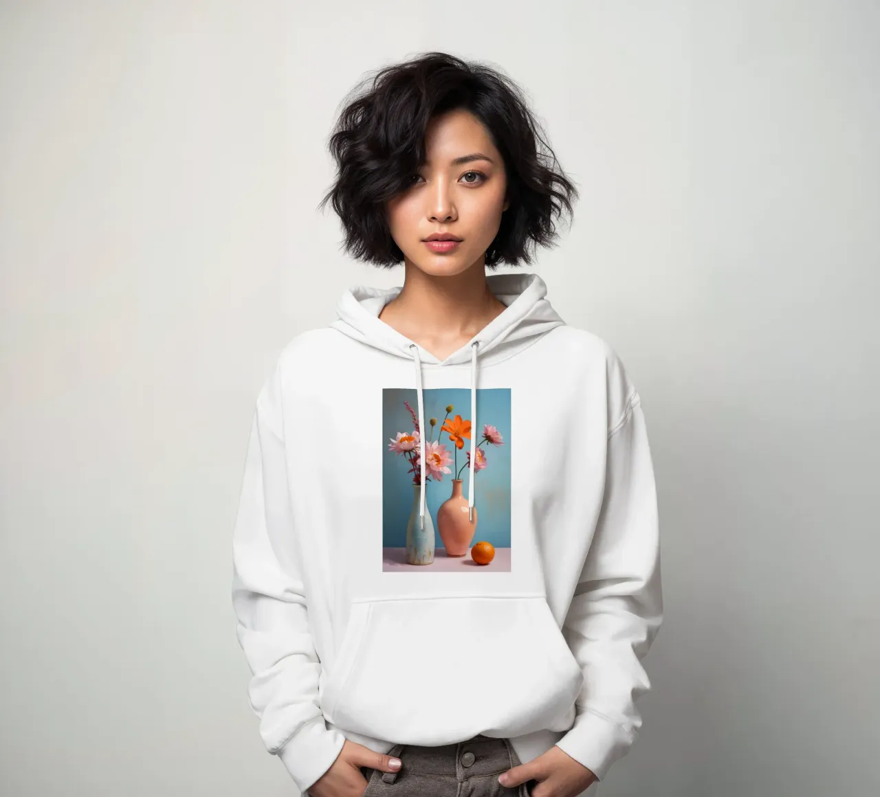 Spring Reverie in Soft Tones Hoodie von Indigo Rain