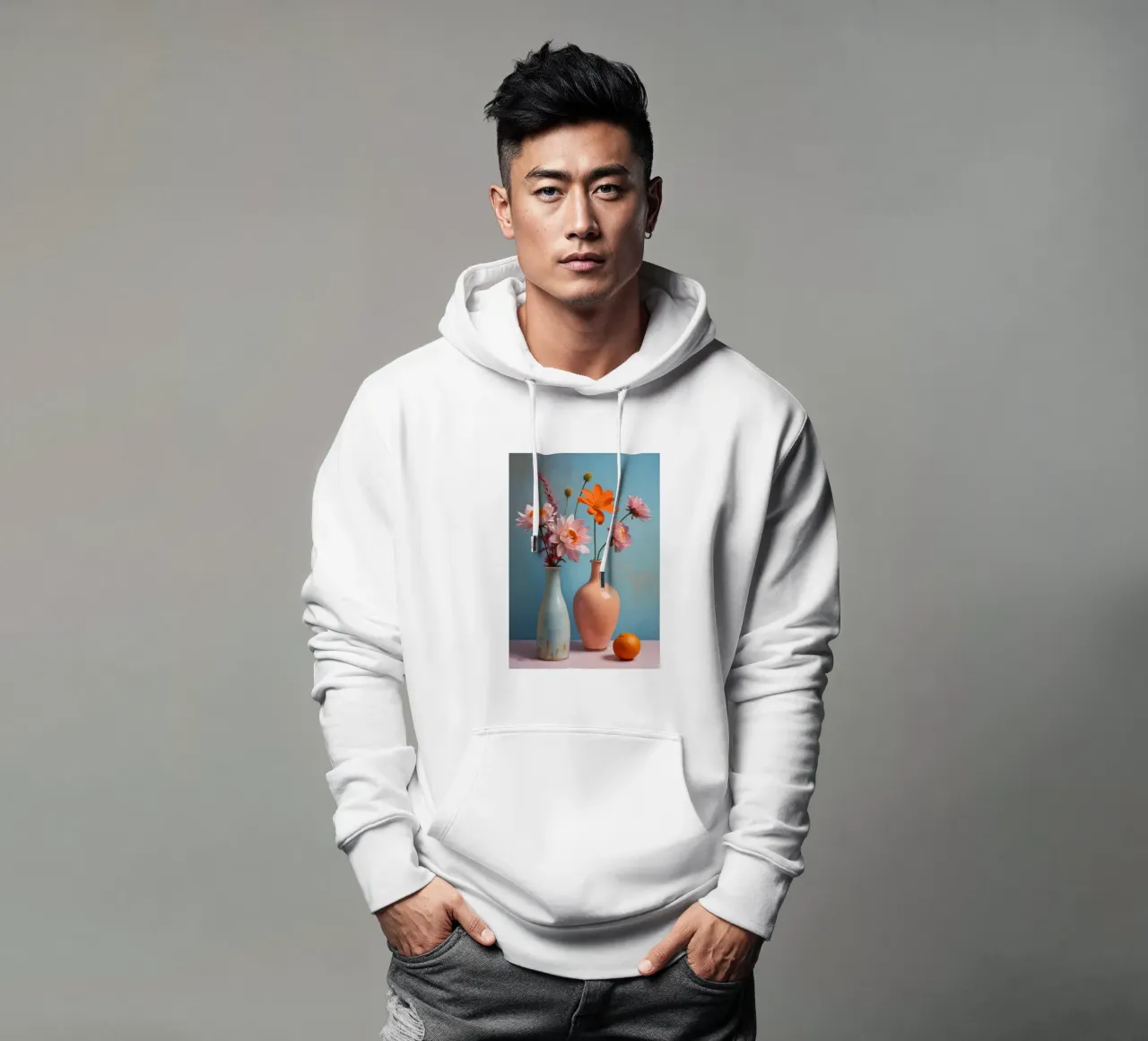 Spring Reverie in Soft Tones Hoodie von Indigo Rain