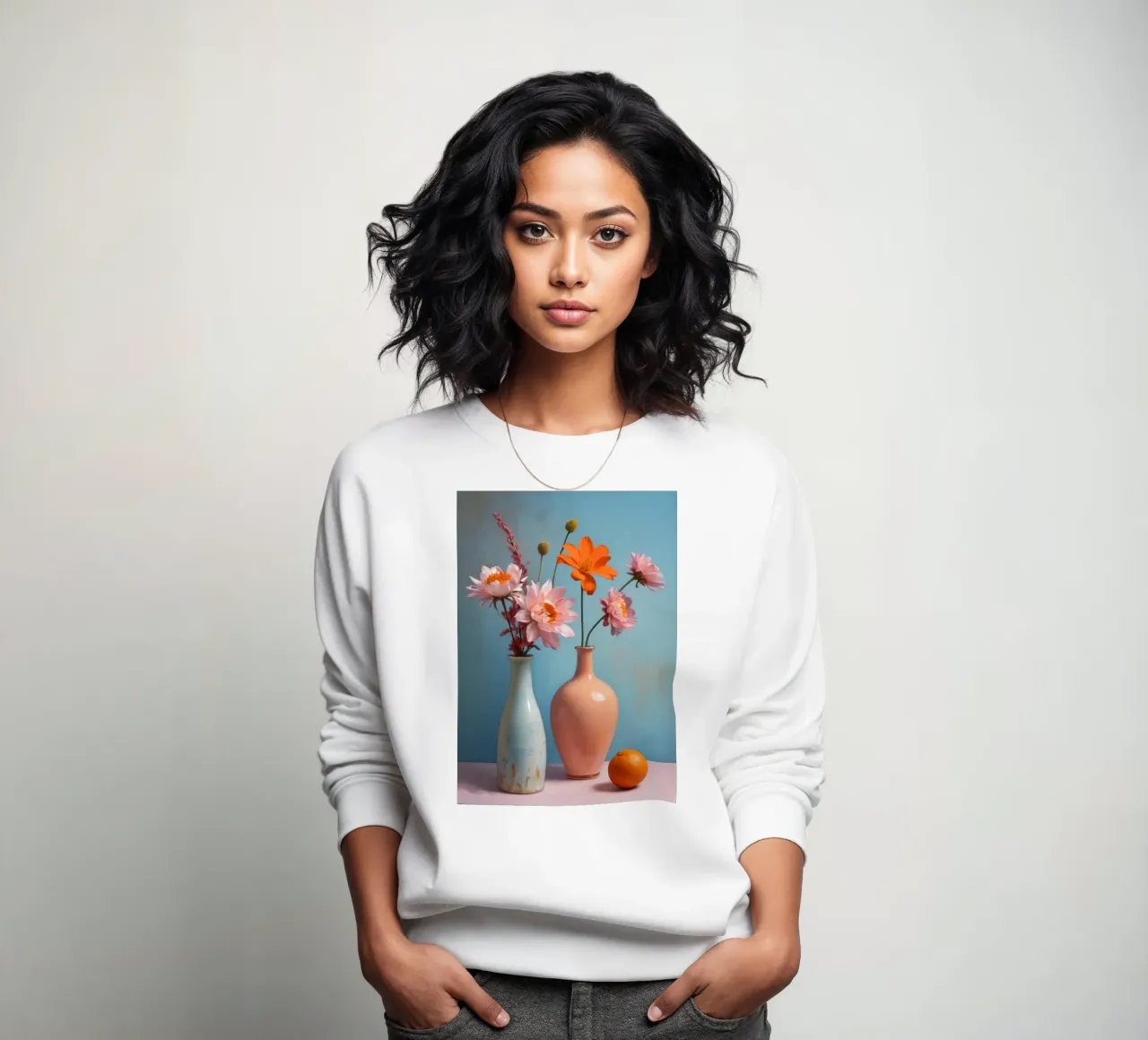 Spring Reverie in Soft Tones felpa da Indigo Rain