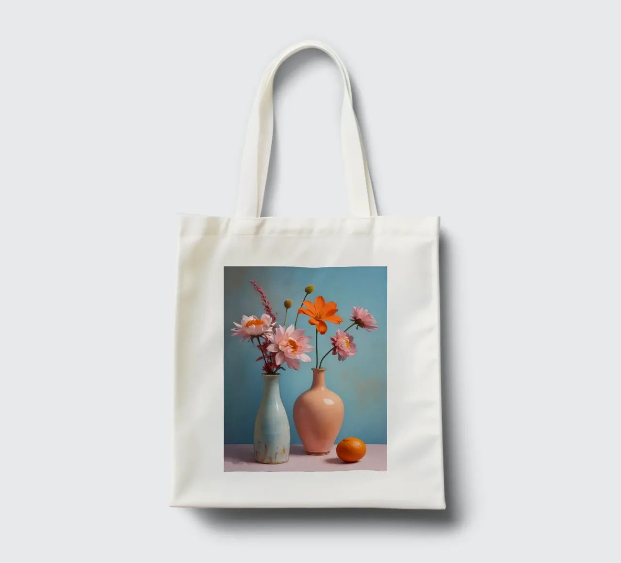 Spring Reverie in Soft Tones borsa in juta da Indigo Rain