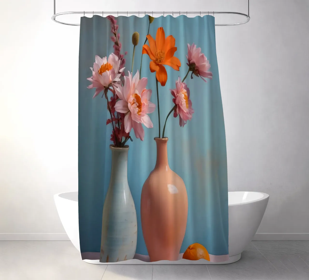 Spring Reverie in Soft Tones tenda da doccia da Indigo Rain