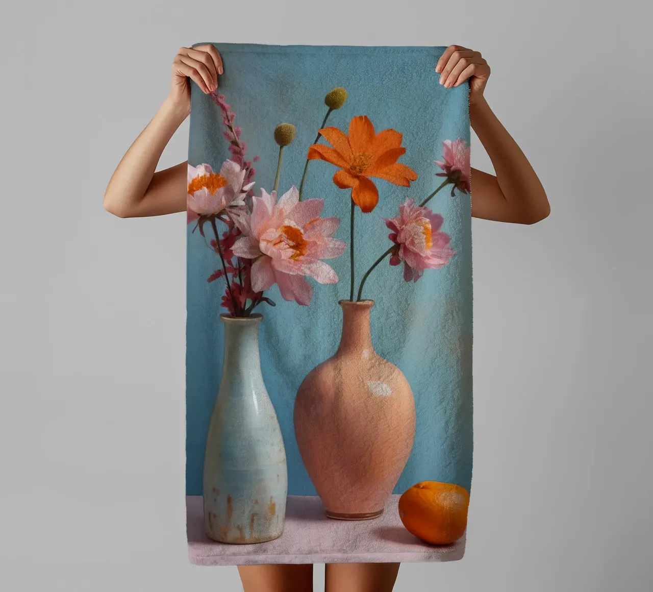 Spring Reverie in Soft Tones asciugamano da bagno da Indigo Rain