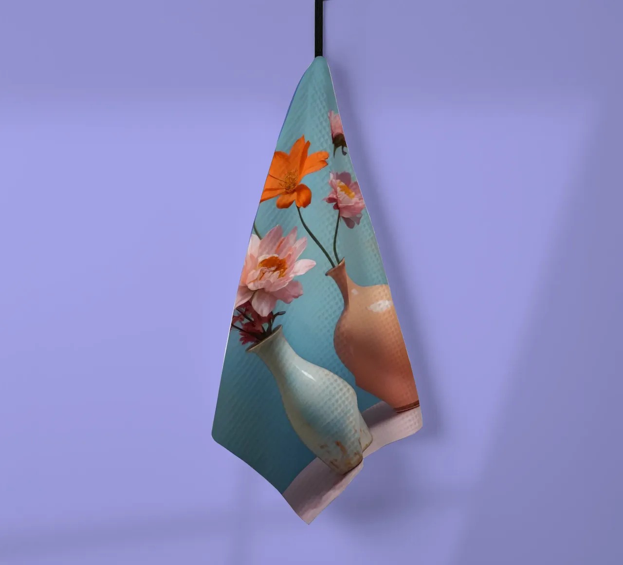 Spring Reverie in Soft Tones canovaccio da cucina da Indigo Rain