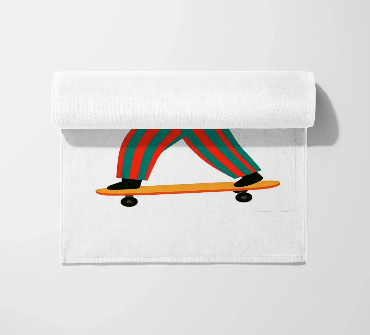 Divertente cameretta per orsi skateboard telo mare da the gan gan