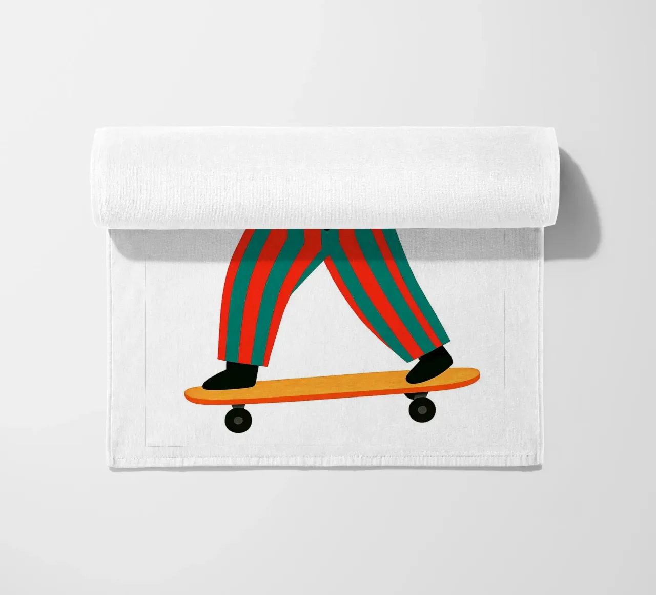 Divertente cameretta per orsi skateboard telo mare da the gan gan