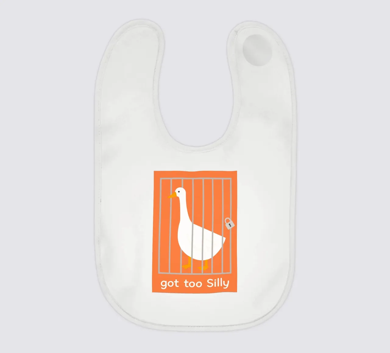 Vai Troppo Sciocco Oca bavaglino da the gan gan