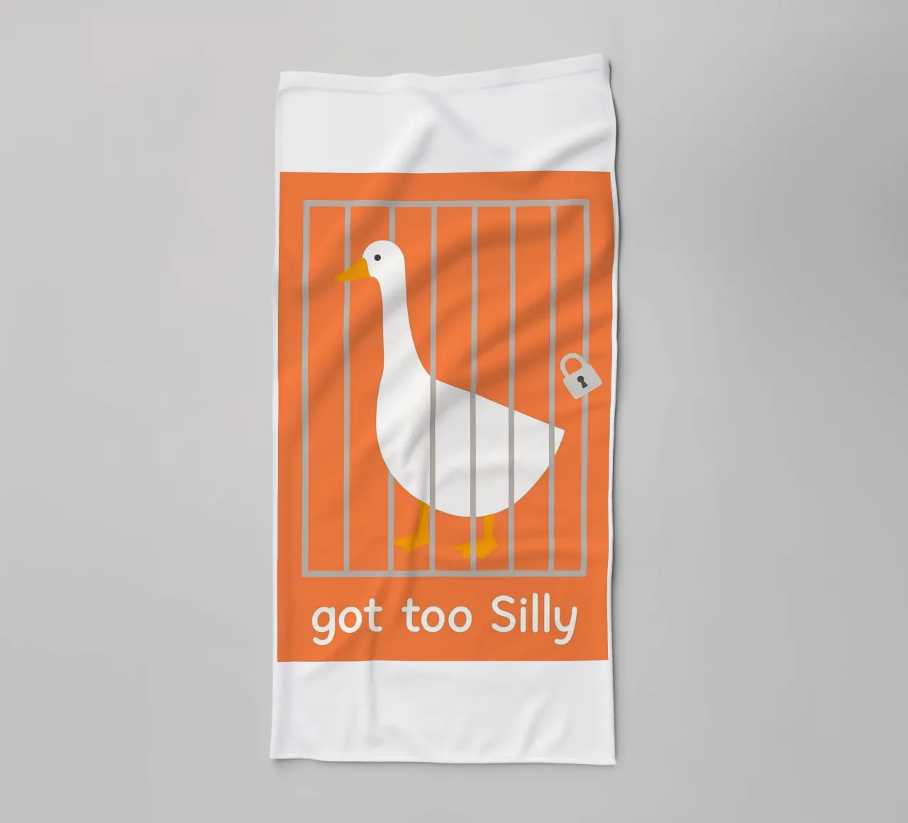 Go Too Silly Goose towel by the gan gan