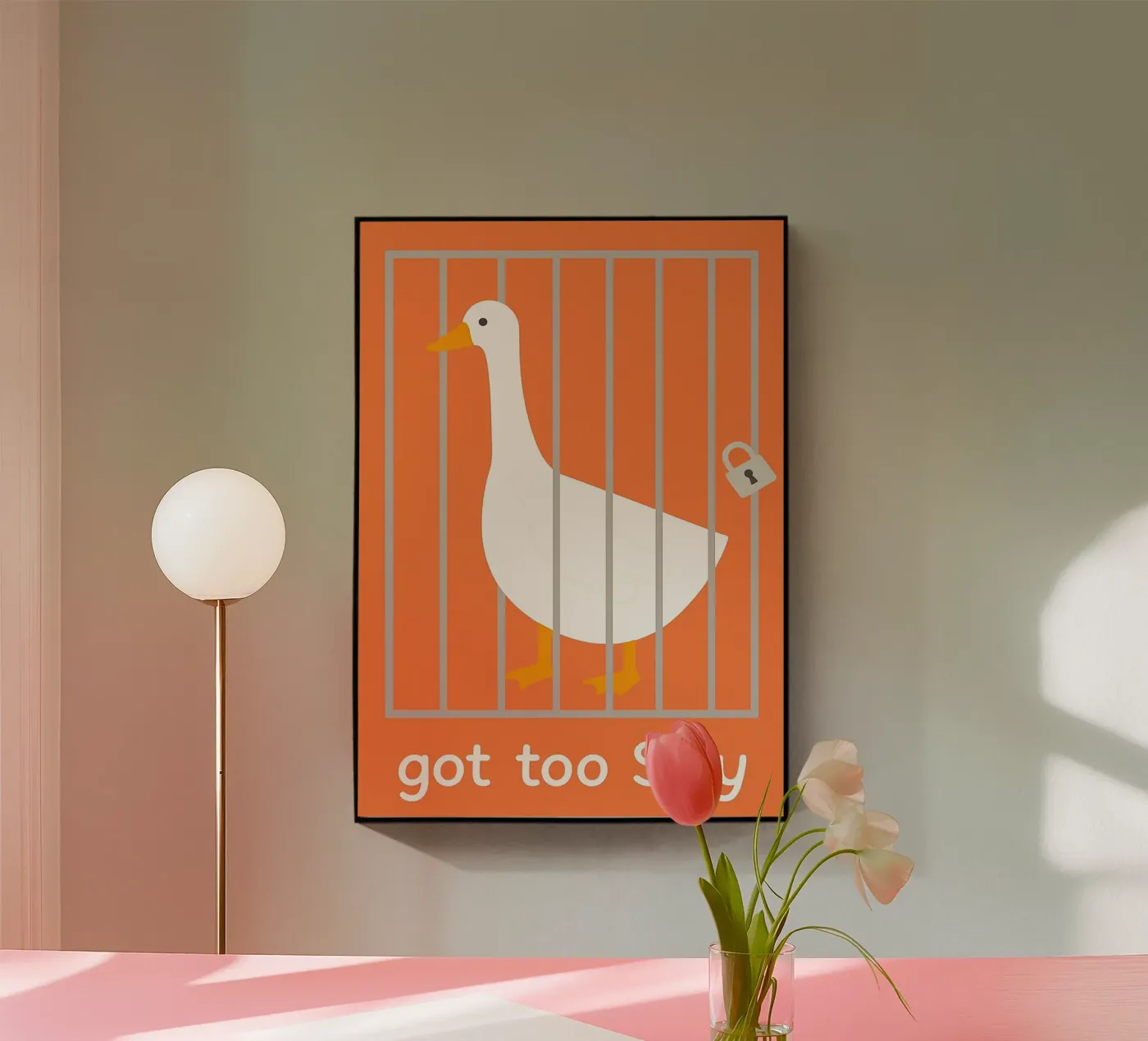 Go Too Silly Goose plexiglas de the gan gan